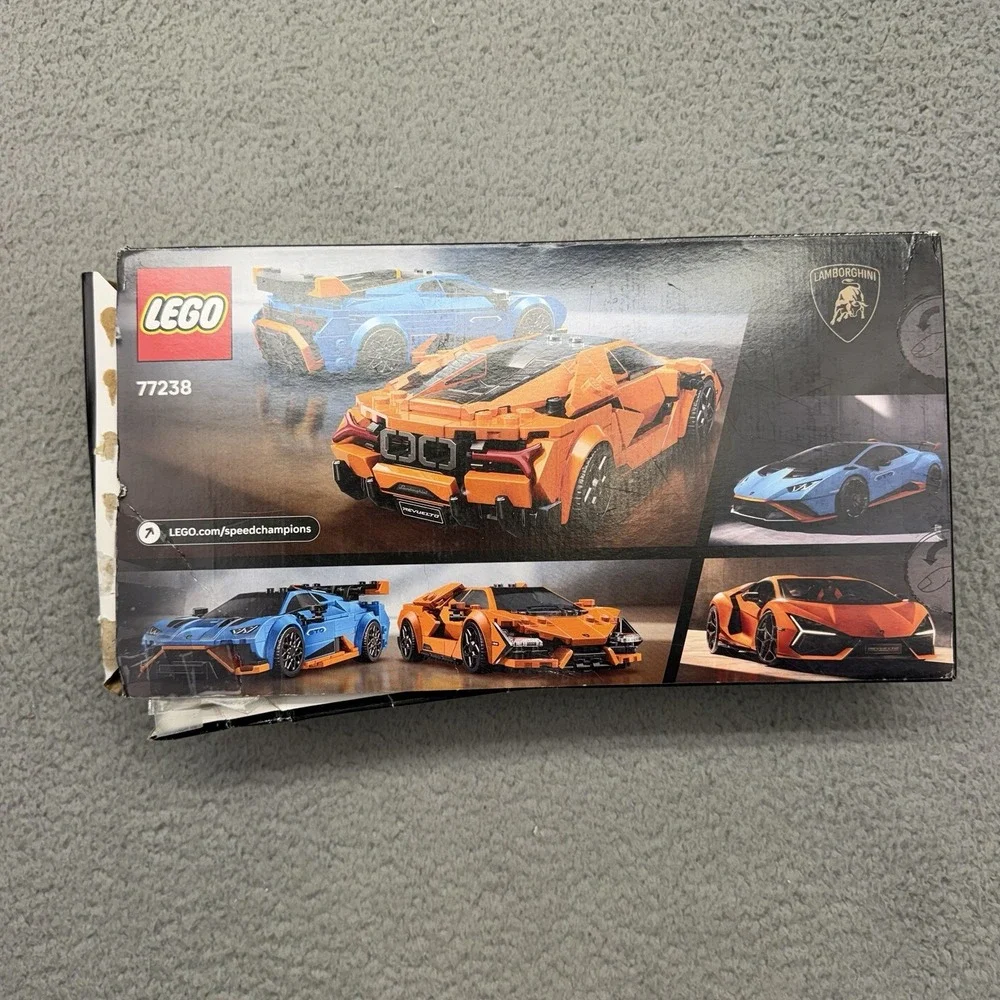 NIOB LEGO 77238 Speed Champions Lamborghini Revuelto & Huracan STO Sealed Bags